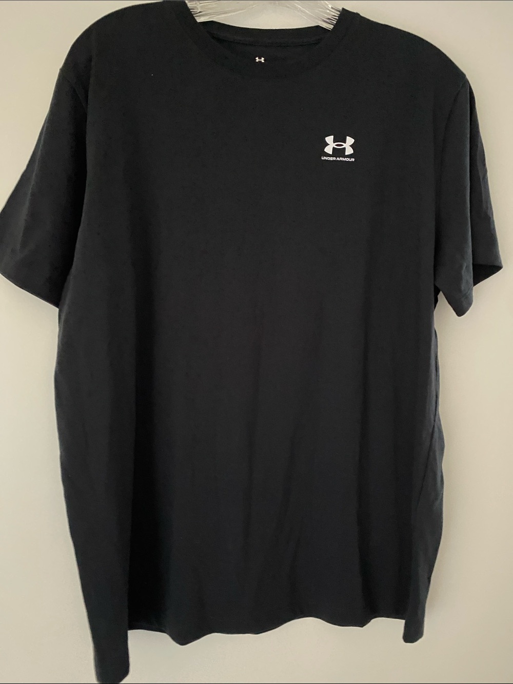 Under Armour Oversized Loose Fit Short Sleeve Logo Cotton Performance Blend NWOT